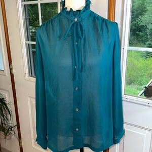Vintage “Modern Blouse” Sheer Blouse
